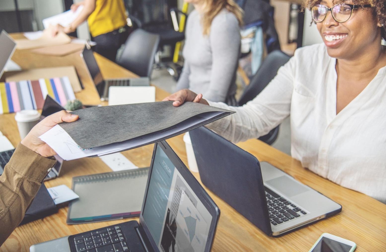 Hands-on workshop session with entrepreneurs working through financial planning exercises